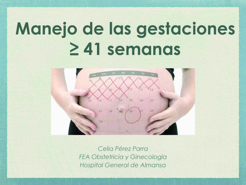Gestación en vías de prolongación